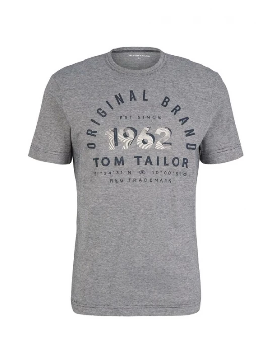 Foto van product TOM TAILOR Shirt navy / smoky blue / offwhite