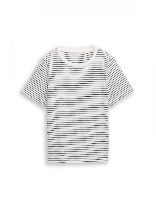 Foto van product TOM TAILOR Shirt navy / wit