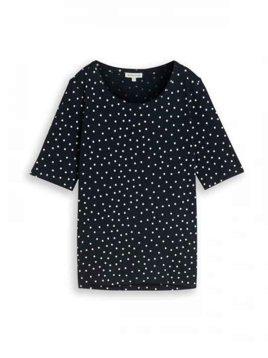 Foto van product TOM TAILOR Shirt navy / wit