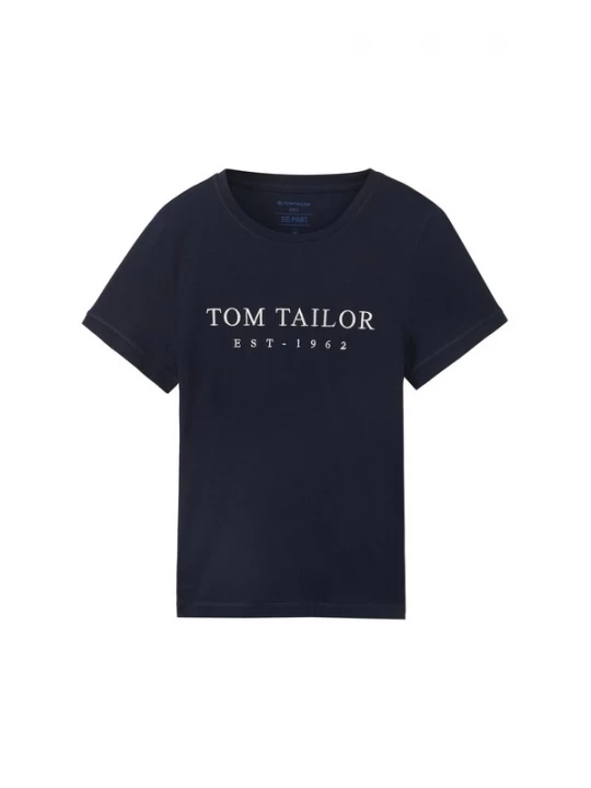 Foto van product TOM TAILOR Shirt navy / wit