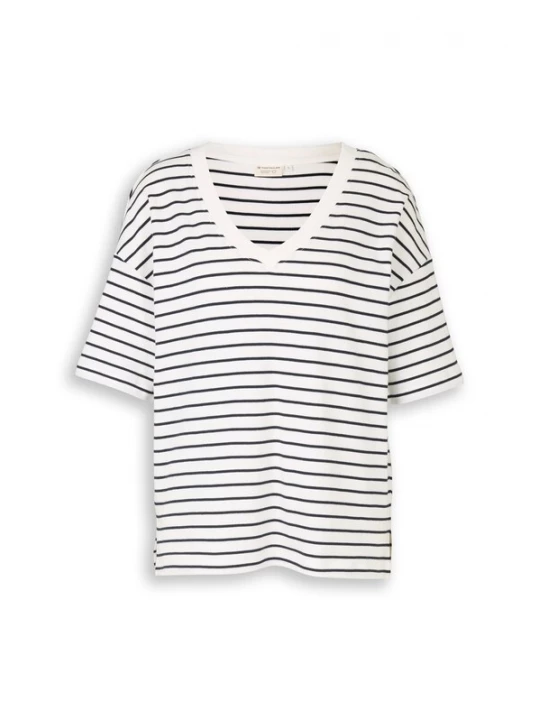 Foto van product TOM TAILOR Shirt navy / wit