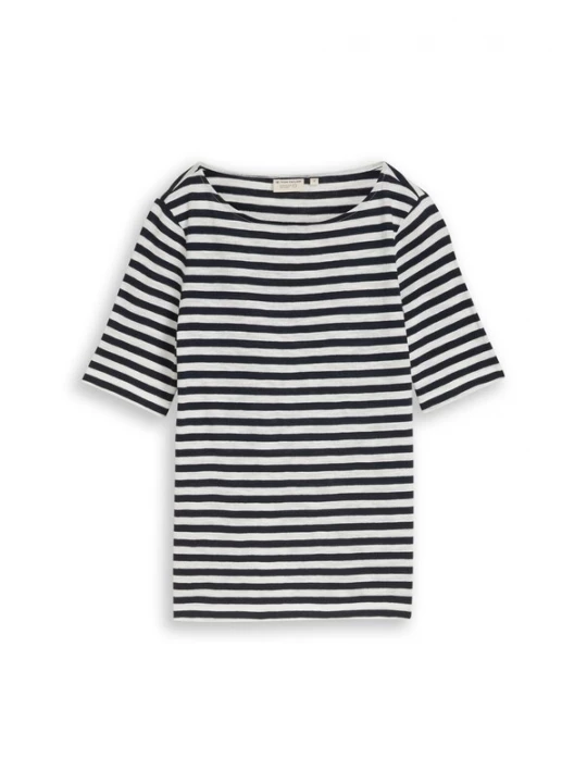 Foto van product TOM TAILOR Shirt navy / wit