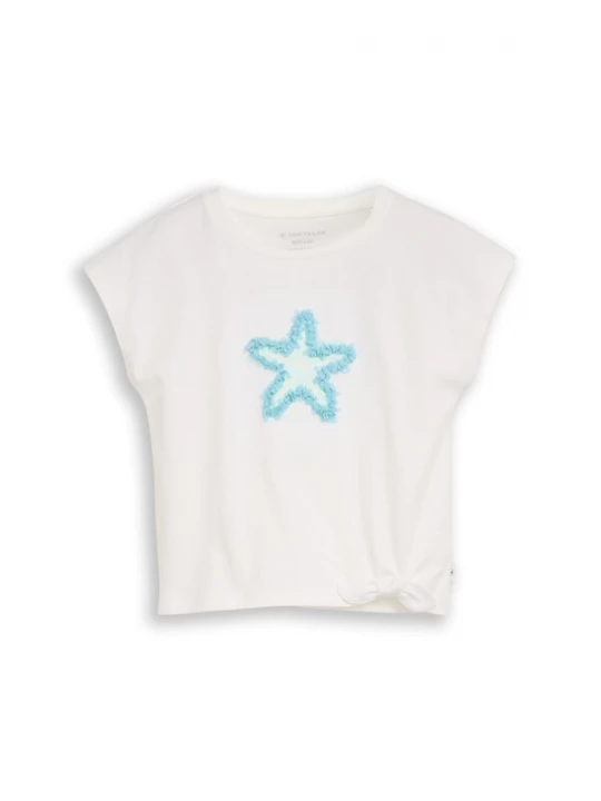 Foto van product TOM TAILOR Shirt neonblauw / wit