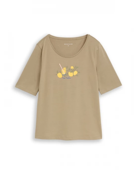 Foto van product TOM TAILOR Shirt olijfgroen / gemengde kleuren