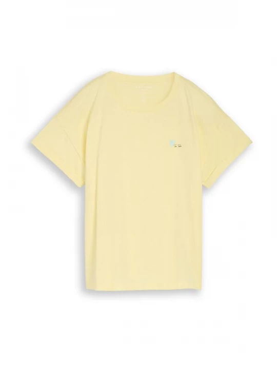 Foto van product TOM TAILOR Shirt pasteelgeel / mintgroen / zwart