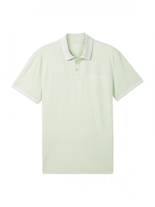 Foto van product TOM TAILOR Shirt pastelgroen / wit