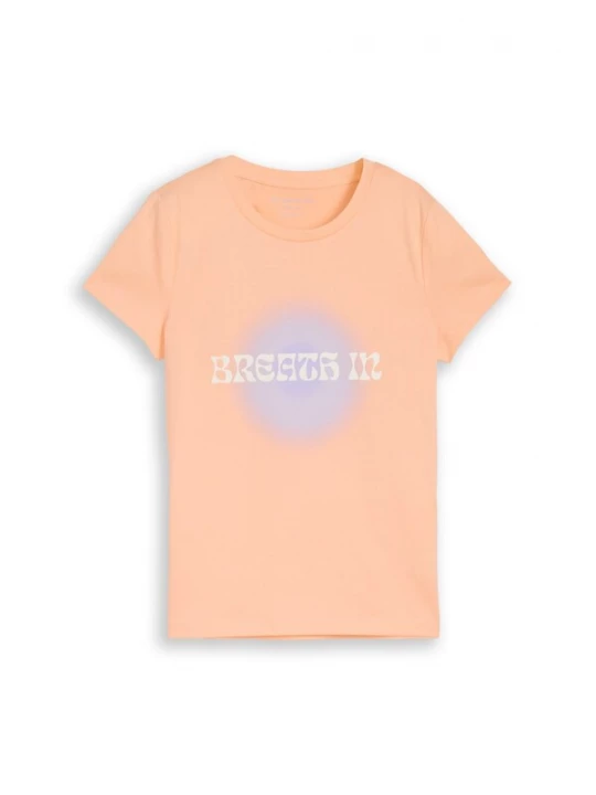 Foto van product TOM TAILOR Shirt pastellila / pasteloranje / wit