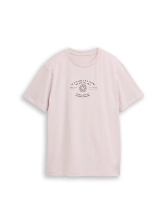 Foto van product TOM TAILOR Shirt pastelroze / zwart