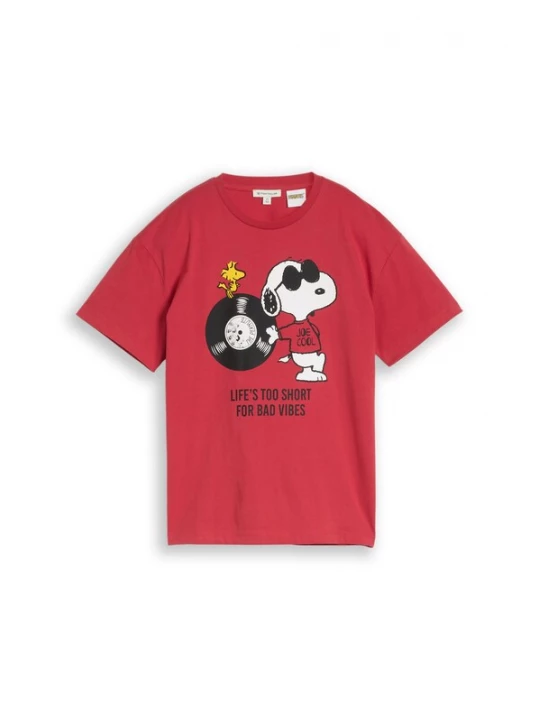 Foto van product TOM TAILOR Shirt 'Peanuts' geel / rood / zwart / wit