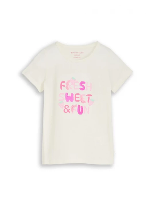 Foto van product TOM TAILOR Shirt pink / wit
