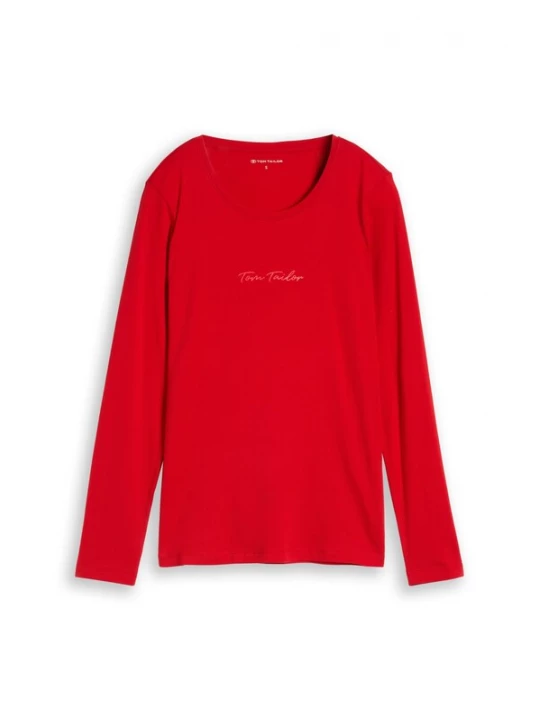 Foto van product TOM TAILOR Shirt rood / knalrood