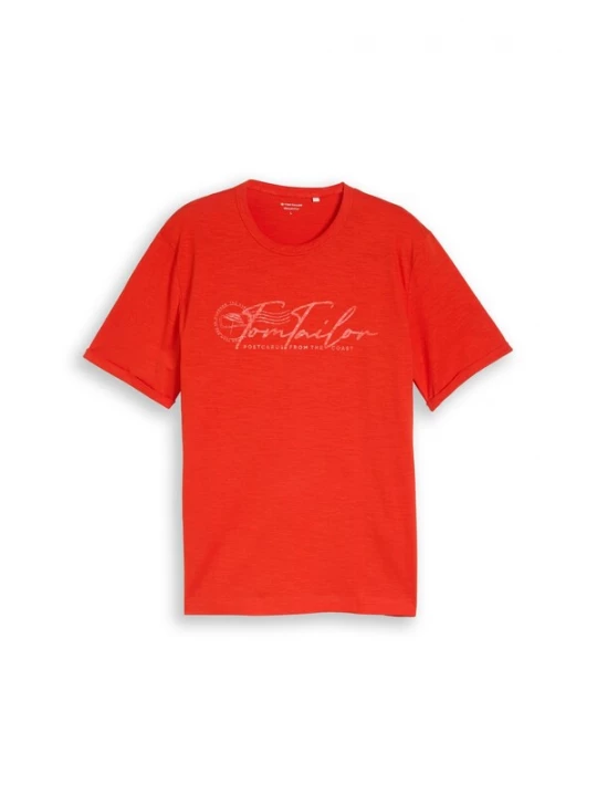 Foto van product TOM TAILOR Shirt rood / watermeloen rood
