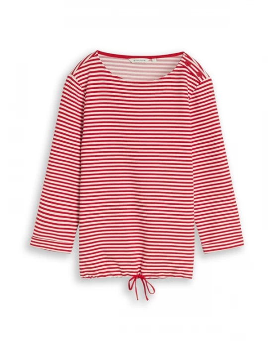 Foto van product TOM TAILOR Shirt rood / wit
