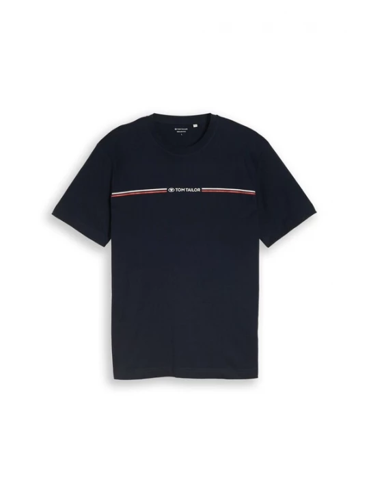 Foto van product TOM TAILOR Shirt rood / zwart / wit