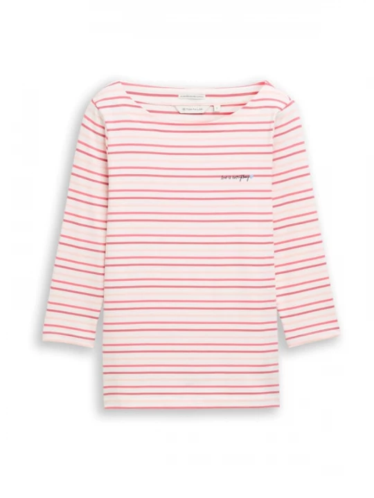Foto van product TOM TAILOR Shirt rosa / rood / zwart / wit