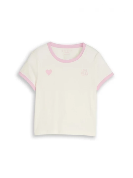 Foto van product TOM TAILOR Shirt rosa / wit