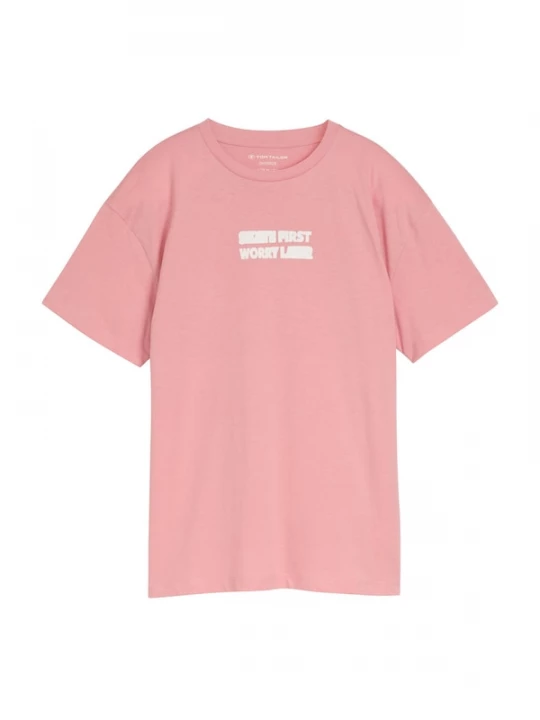 Foto van product TOM TAILOR Shirt rosa / wit