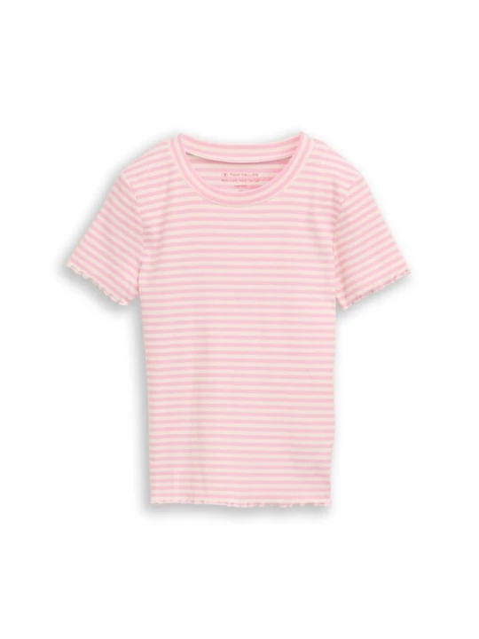 Foto van product TOM TAILOR Shirt rosa / wolwit