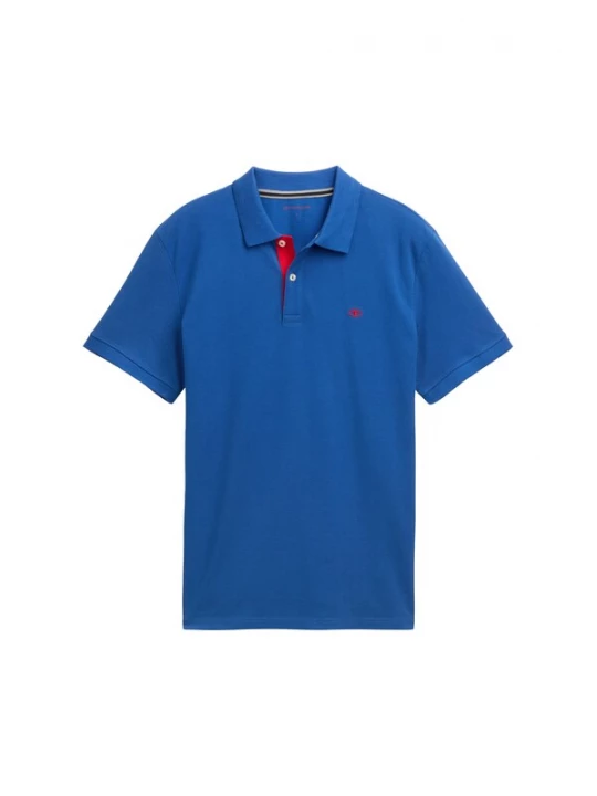 Foto van product TOM TAILOR Shirt royal blue / koningsblauw / rood