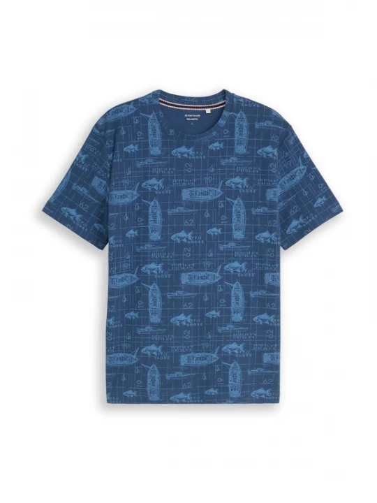 Foto van product TOM TAILOR Shirt saffier / lichtblauw