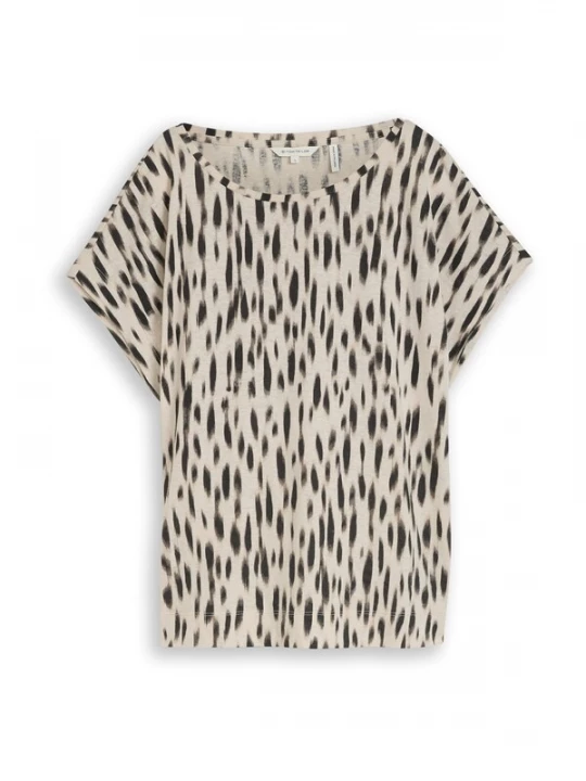 Foto van product TOM TAILOR Shirt sand / zwart