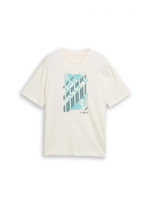 Foto van product TOM TAILOR Shirt turquoise / groen / wit