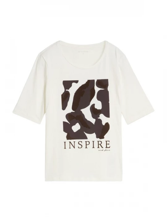 Foto van product TOM TAILOR Shirt zwart / wit