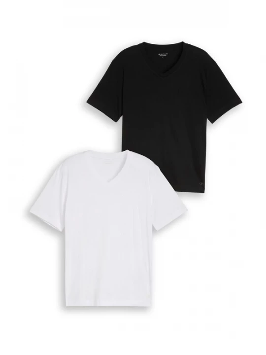 Foto van product TOM TAILOR Shirt zwart / wit