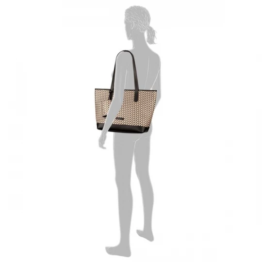 Foto van product TOM TAILOR Shopper beige / zwart