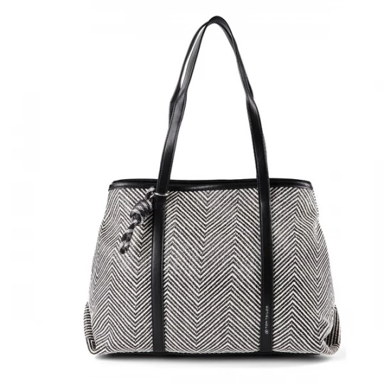Foto van product TOM TAILOR Shopper 'Mirelle' zwart / wit