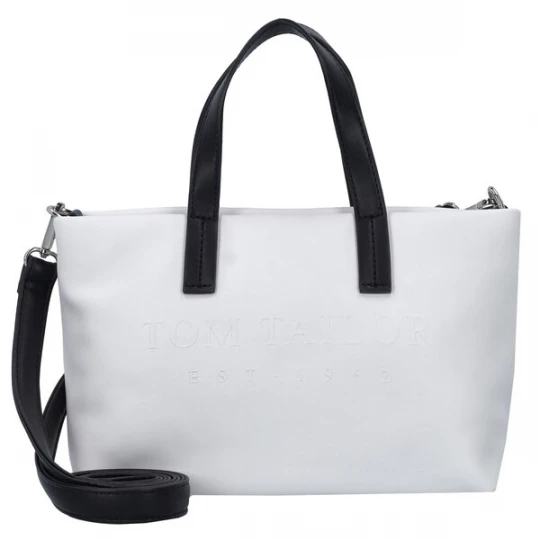 Foto van product TOM TAILOR Shopper 'Thessa' zwart / wit