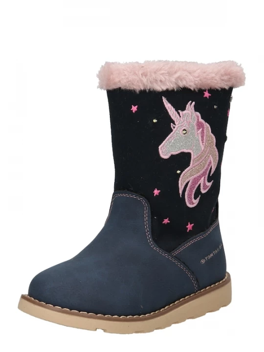 Foto van product TOM TAILOR Snowboots blauw / navy / rosa / wit