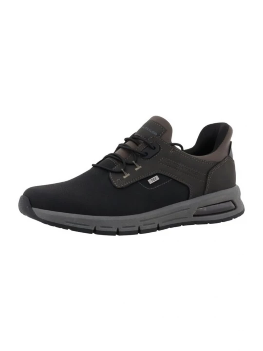 Foto van product TOM TAILOR Sportieve veterschoen aardetinten / zwart