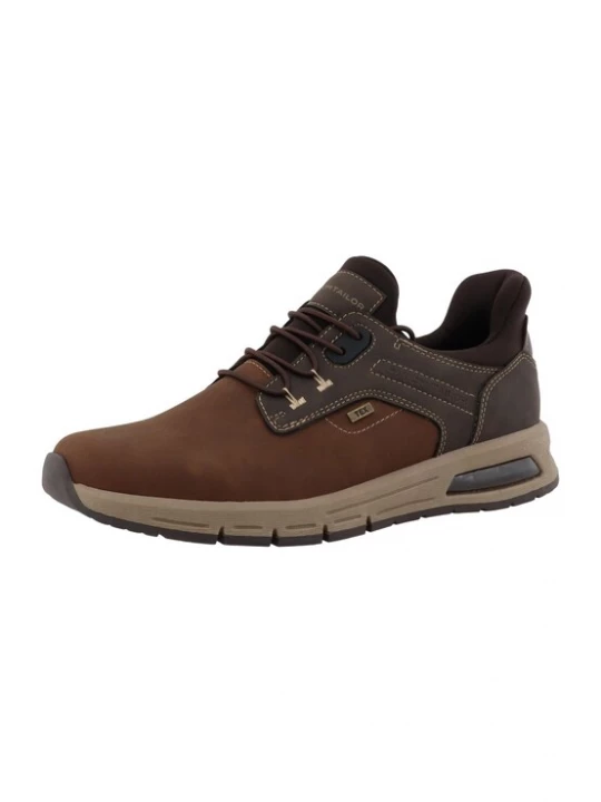 Foto van product TOM TAILOR Sportieve veterschoen bruin / donkerbruin