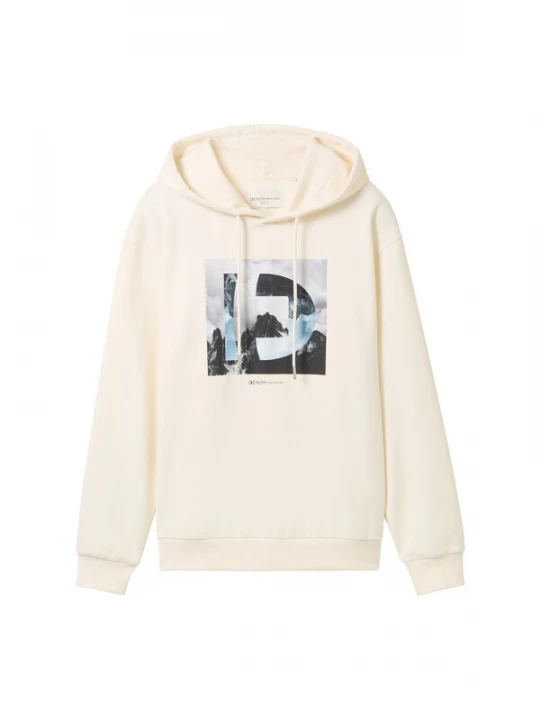 Foto van product TOM TAILOR Sweatshirt beige / navy / lichtblauw