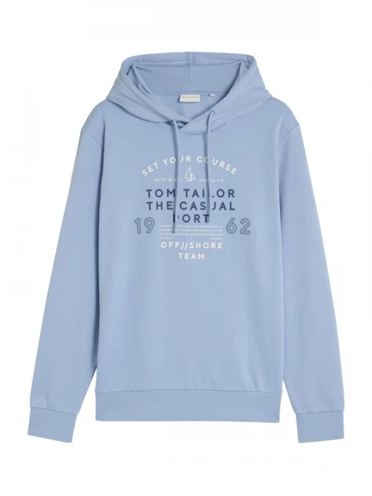 Foto van product TOM TAILOR Sweatshirt navy / lichtblauw / wit