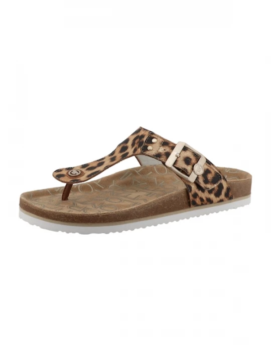 Foto van product TOM TAILOR Teenslipper lichtbruin / zwart