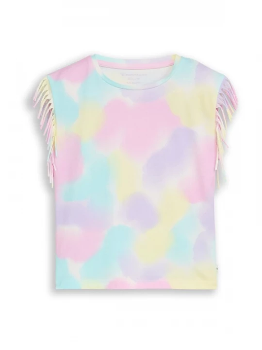 Foto van product TOM TAILOR Top lichtblauw / geel / lila / rosa