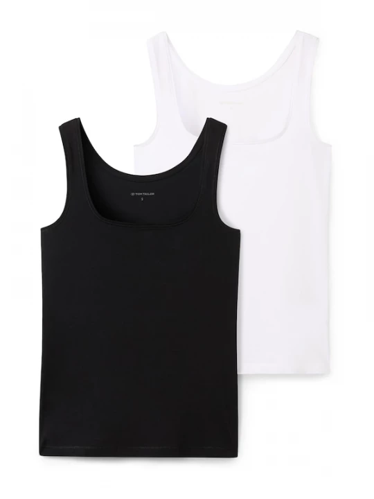 Foto van product TOM TAILOR Top zwart / wit