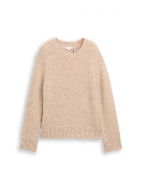 Foto van product TOM TAILOR Trui beige gemêleerd