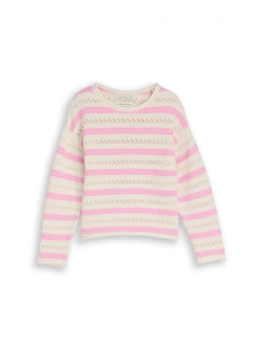 Foto van product TOM TAILOR Trui beige / lichtroze