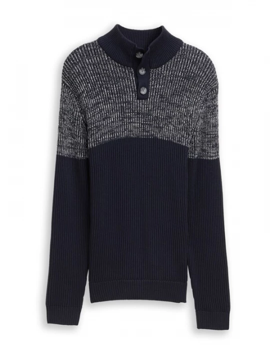 Foto van product TOM TAILOR Trui donkerblauw / wit