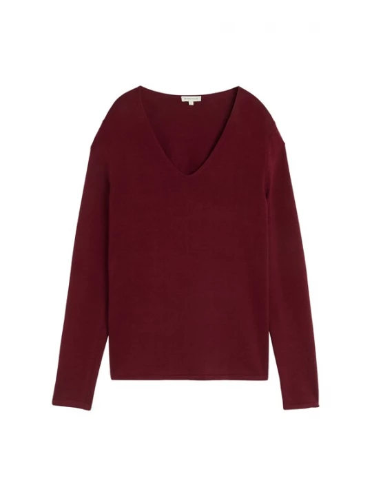 Foto van product TOM TAILOR Trui donkerrood