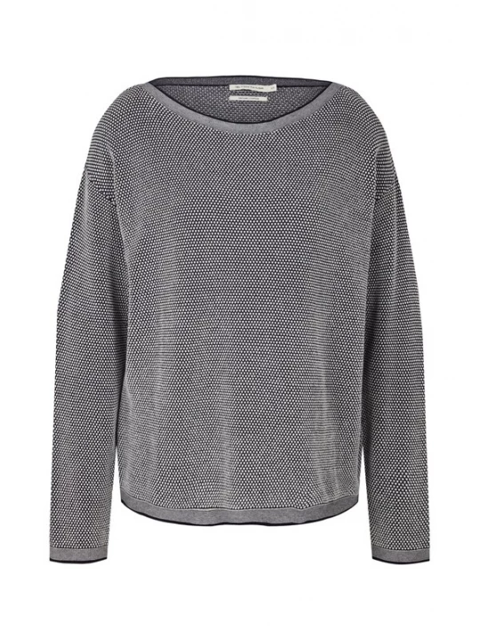 Foto van product TOM TAILOR Trui nachtblauw / zwart / wit
