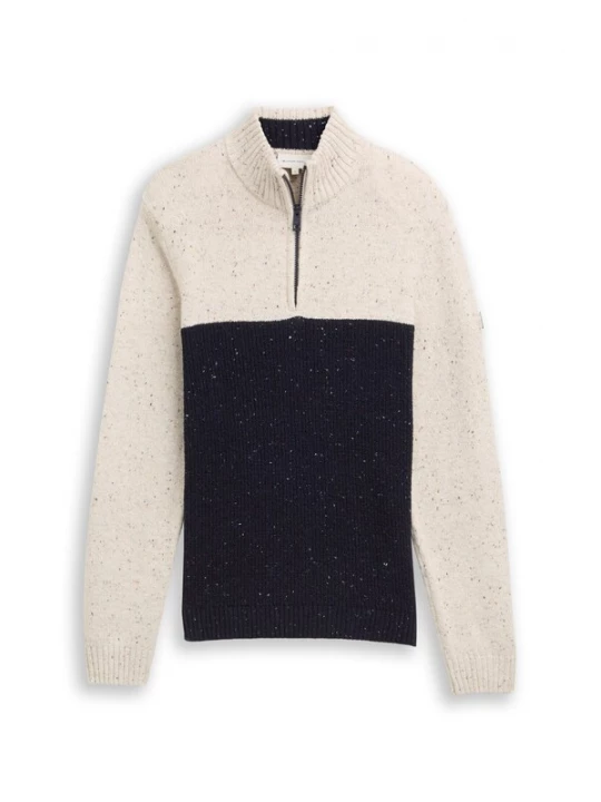 Foto van product TOM TAILOR Trui zwart / wolwit