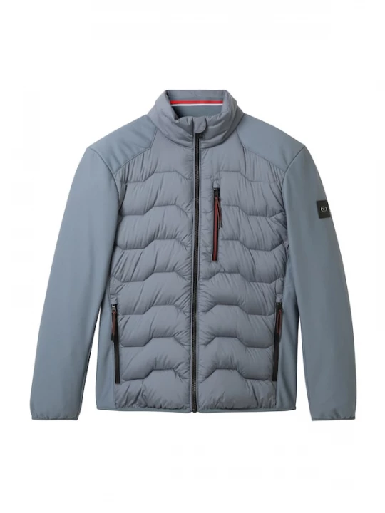 Foto van product TOM TAILOR Tussenjas smoky blue / zwart / wit