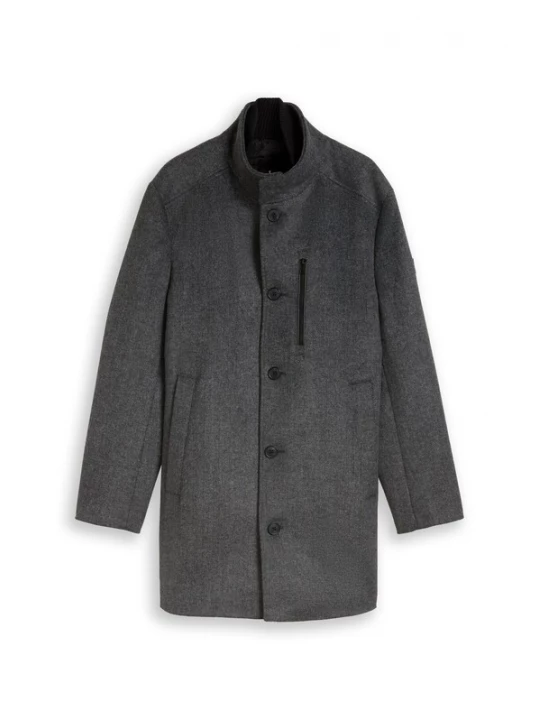 Foto van product TOM TAILOR Winterjas zwart gemêleerd
