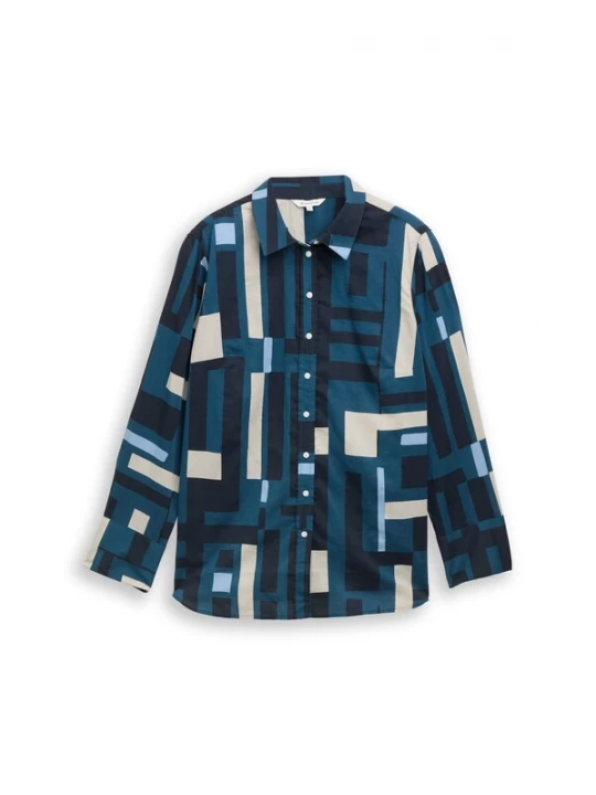 Foto van product Tom Tailor Women + Blouse petrol
