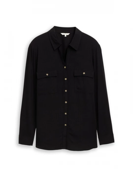 Foto van product Tom Tailor Women + Blouse zwart