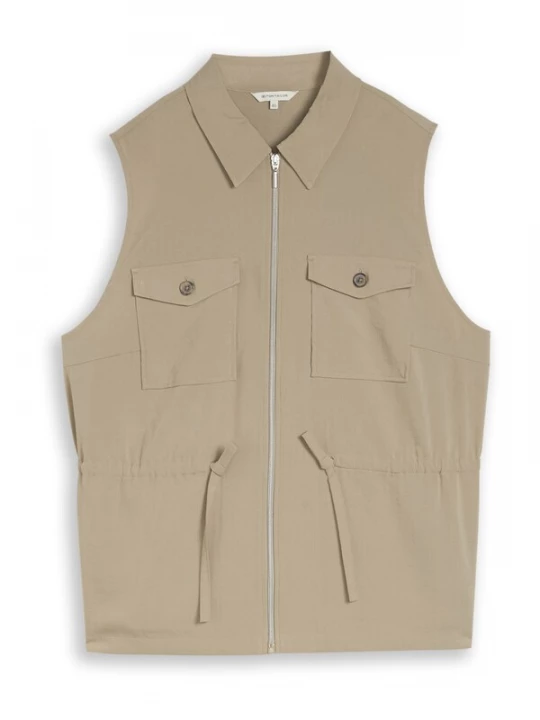 Foto van product Tom Tailor Women + Bodywarmer kaki